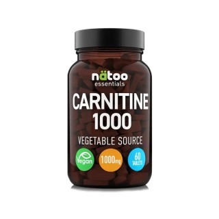 Natoo Essentials Carnitine 1000 - 60 compresse - Energia e metabolismo dei grassi