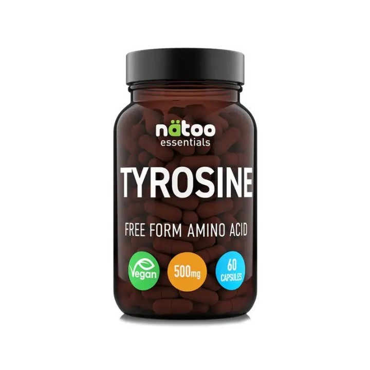 Natoo Essentials Tyrosine - 60 capsule - Energia, focus mentale e supporto tiroideo