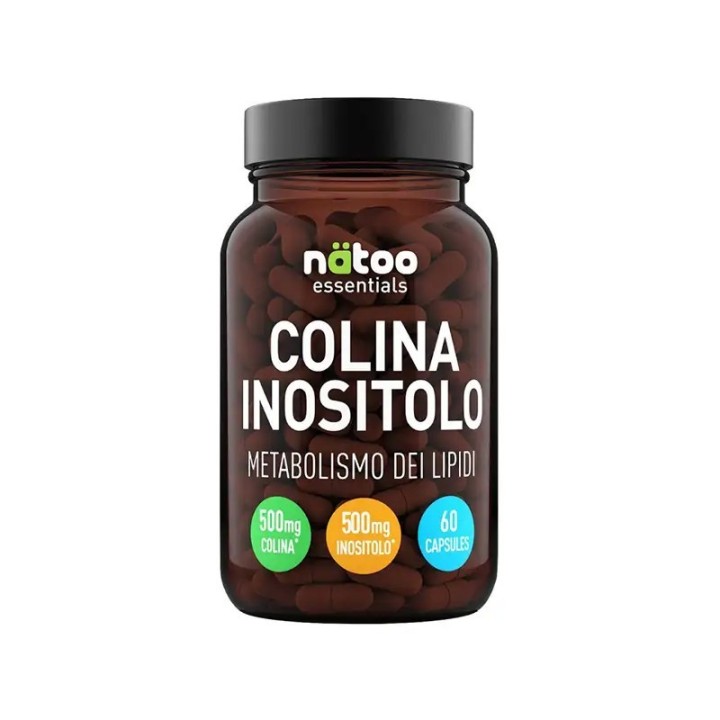 Natoo Essentials Colina Inositolo - 60 capsule - Supporto per fegato, sistema nervoso e metabolismo