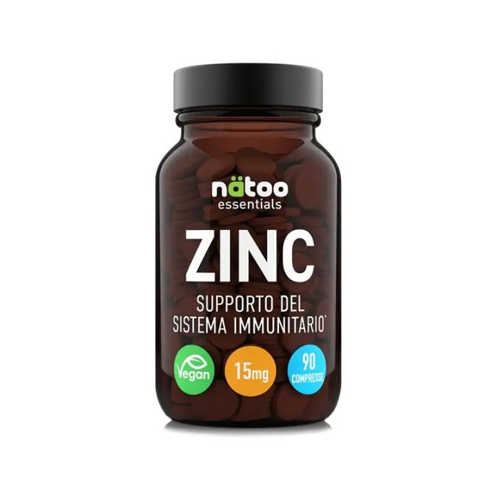 Natoo Essentials Zinc - 90 compresse - Supporto per sistema immunitario e metabolismo