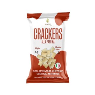 Dr. Keto Crackers Paprika - Low Carb & Senza Zuccheri 35g