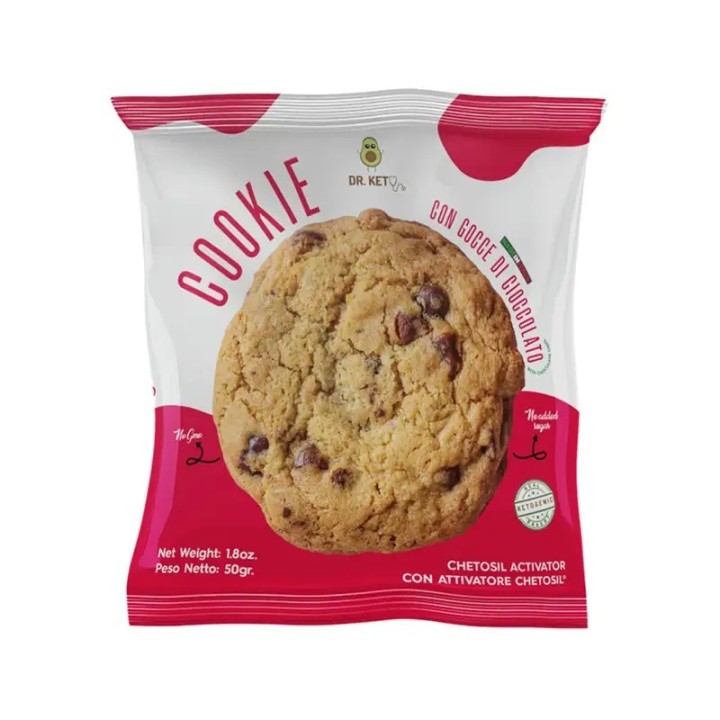 Dr. Keto Cookie con Gocce di Cioccolato - Low Carb & Senza Zuccheri 50g
