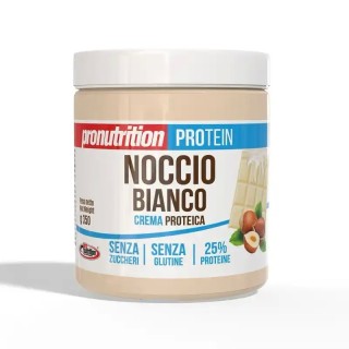 Pro Nutrition Crema Zero Noccio Bianco - 350g - Crema Proteica al Cioccolato Bianco e Nocciole