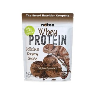Natoo Whey Protein Belgian Chocolate – 510g | Proteine Whey Gusto Cioccolato