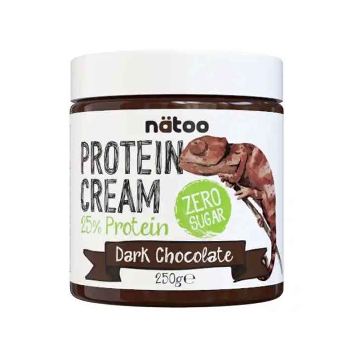 Natoo Protein Cream Dark Chocolate – 250g | Crema Proteica al Cioccolato Fondente