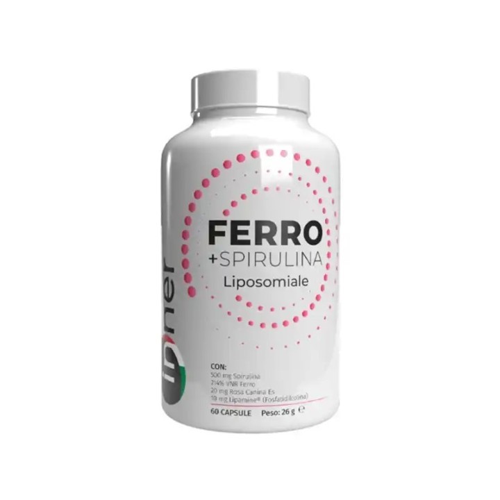 Inner Ferro + Spirulina Liposomiale – 60 Capsule | Ferro ad Alta Assorbibilità