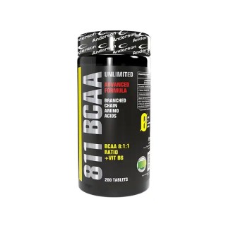 Anderson BCAA 811 Unlimited – 200 Compresse | Rapporto 8:1:1