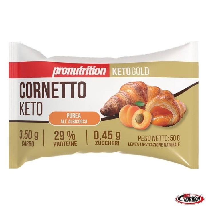 Cornetto Keto Albicocca 50g Pronutrition | Proteico Low Carb Keto