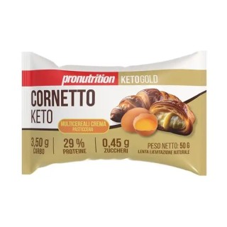 Cornetto Keto Crema Pasticcera 50g – Pronutrition
