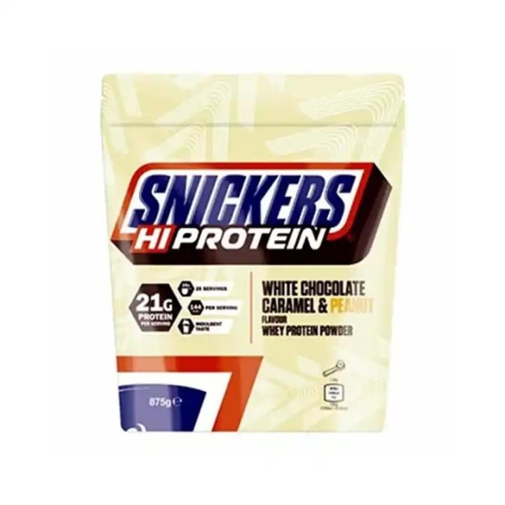 Snickers Hi Protein White 455g | Proteine Whey Cioccolato Bianco