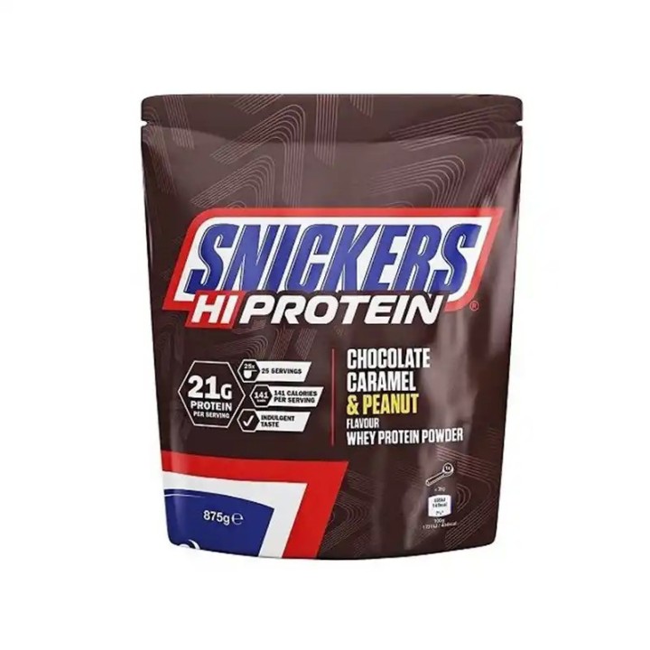 Snickers Hi Protein 875g | Whey Protein Cioccolato Caramello