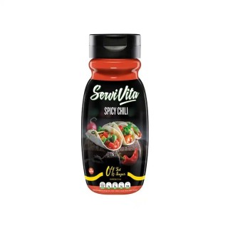 ServiVita Spicy Chili Sauce 320 ml | Salsa Piccante Zero Zuccheri