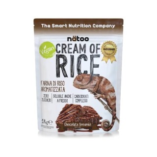 Crema di Riso Chocolate Brownie 1Kg Natoo | Pre Workout