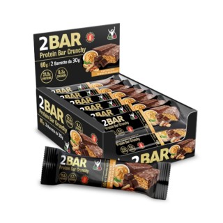 Net Integratori 2BAR Barrette proteiche crunchy 2x30 gr (Confezione 12 barrette) | Protein Power