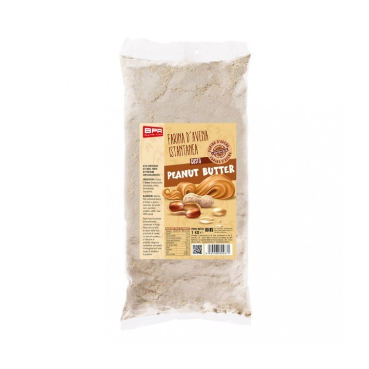 BPR Nutrition Farina D'Avena aromatizzata 1 Kg Peanut Butter