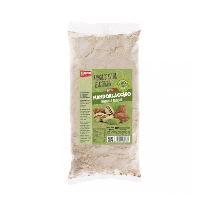 BPR Nutrition Farina D'Avena aromatizzata 1 Kg Mandorlacchio