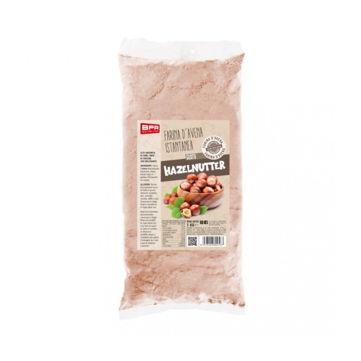 BPR Nutrition Farina D'Avena aromatizzata 1 Kg Hazelnutter