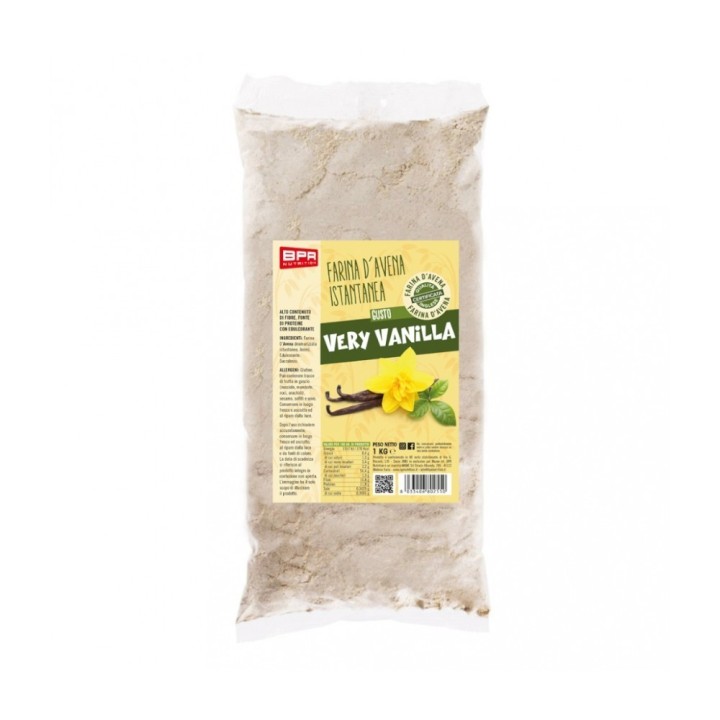BPR Nutrition Farina D'Avena aromatizzata 1 Kg Very Vanilla