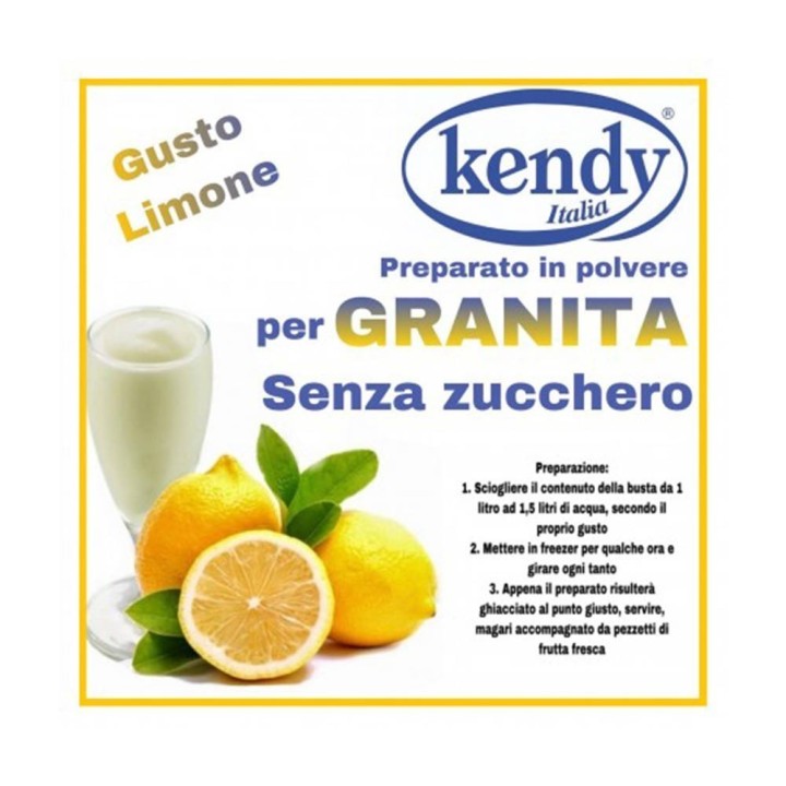 Kendy Preparato in polvere per granite Limone 180gr