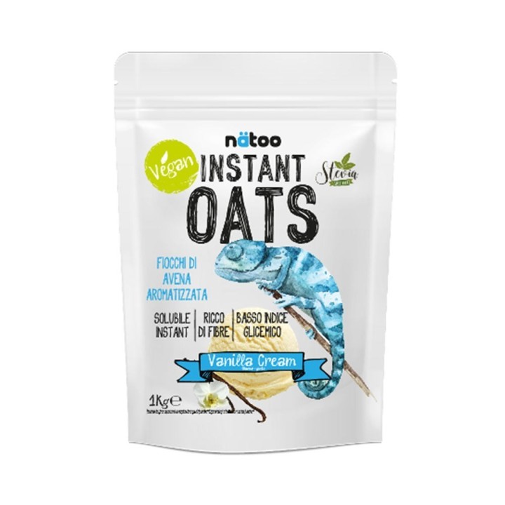 Natoo Instant Oats Fiocchi d'avena Vaniglia 1Kg