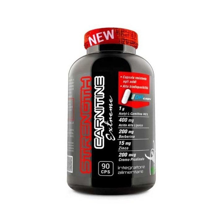 Strength Carnitine Extreme - Integratore Controllo Fame 90 cps net integratori
